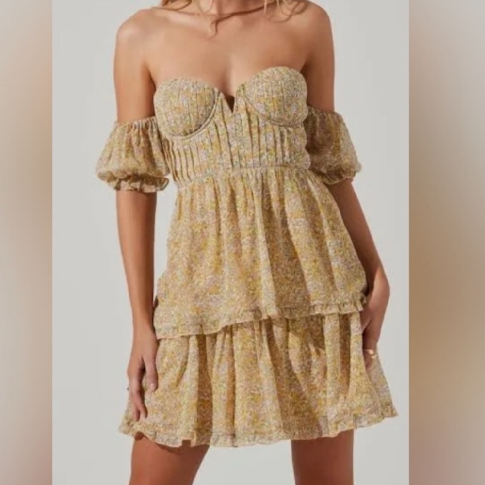 Floral Off-Shoulder Dress